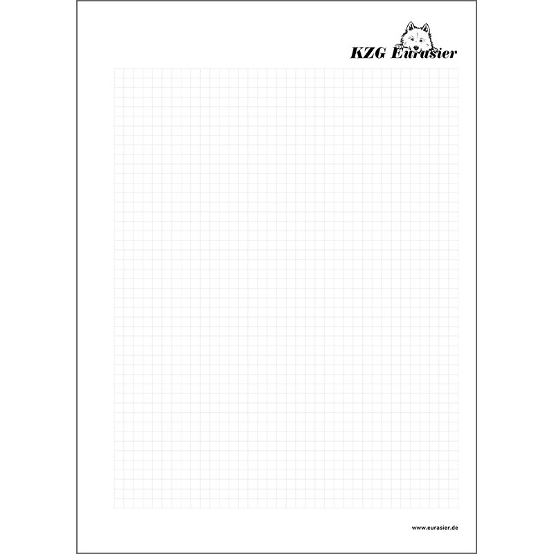 Schreibblock 'Junghundekopf'