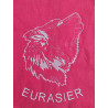 Bestickung 'heulender Eurasier'
