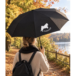 Taschenregenschirm "Eurasier" schwarz